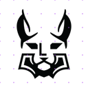 Letter L Lynx X post mockup