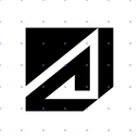 Abstract Upward Arrow X post mockup