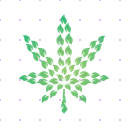 Green Cannabis Leaf