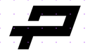 Slanted P logo