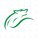 Green Wolf X post mockup