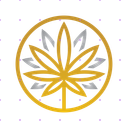 Minimalist Clean Cannabis Leaf app mockup