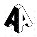 3D Letter A app mockup