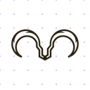 Ram Logo Bighorn Sheep X post mockup