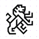 Cool Black Lion logo