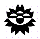 Japanese Flower Eye X post mockup