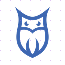 Cute Blue Owl app mockup