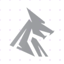 Iconic Dragon Logo Metallic Silver Dragon Head X post mockup