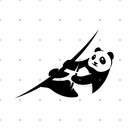 Fun Panda X post mockup