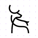Minimalist Deer Logo Simple Black Deer X post mockup