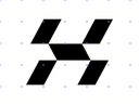 H Lettermark X post mockup