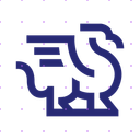 Blue Strong Griffin logo