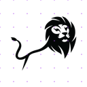 Lion King Logo Black Lion logo