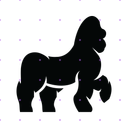 Alpha Silverback Gorilla logo