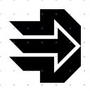 Arrow Letter D