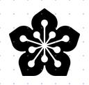 Japanese Flower X post mockup