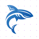Great Blue Shark  logo