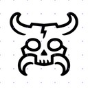 Horns Skull app mockup