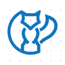 Standing Blue Fox logo