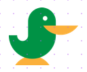 Duck X post mockup