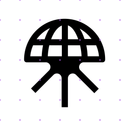 Globe With Tripod X post mockup