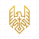 Bold Eagle Logo Iconic Golden Eagle X post mockup