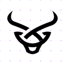 The Black Bull Head X post mockup