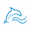 Swimming Dolphin X post mockup