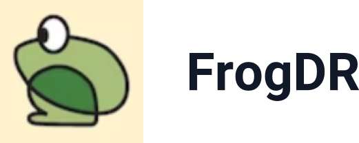 FrogDR logo before refresh