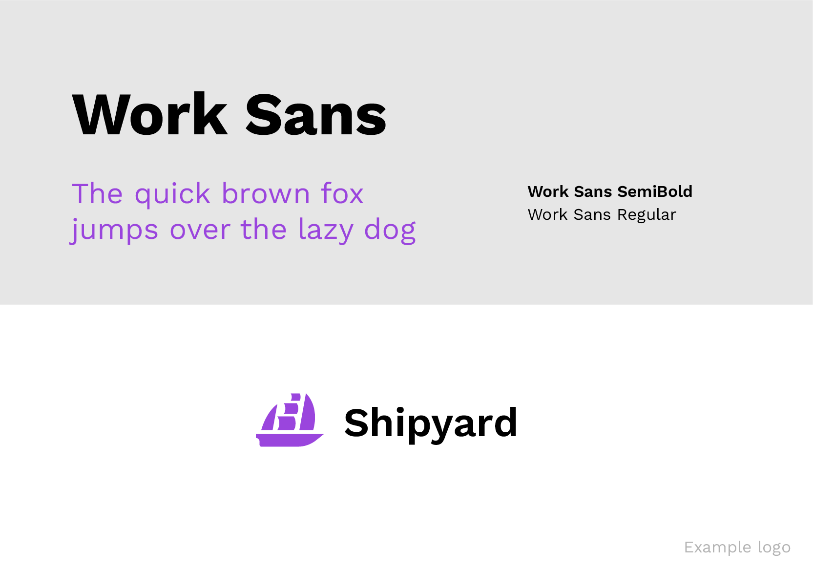 Work Sans Google Font - Bootstrap Logos