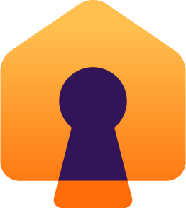 Home Lock Logo Icon - Bootstrap Logos